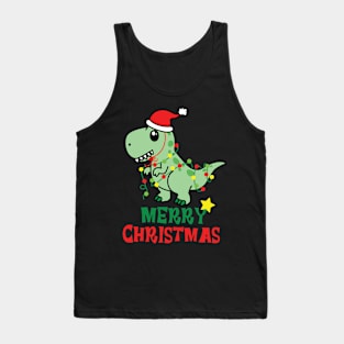 Dino Christmas Original Aesthetic Tribute 〶 Tank Top